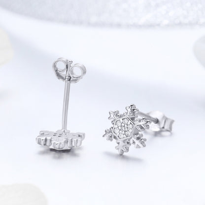 Elegant Snowflake Earrings