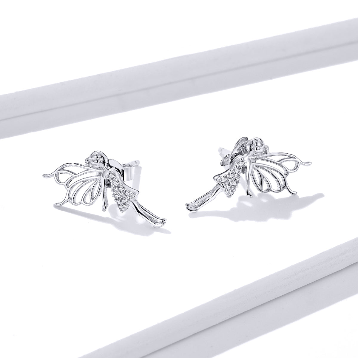 Floral Fairy Hoop Earrings