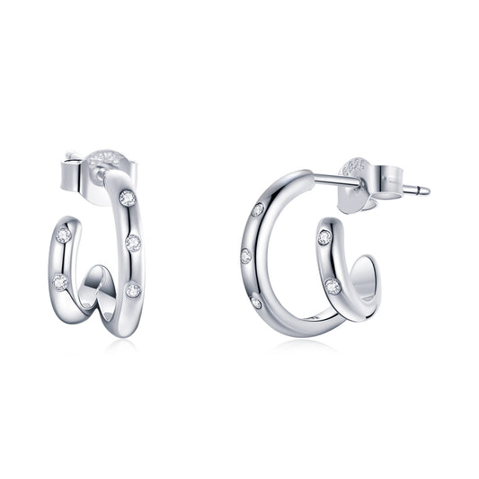 Double Loop Earrings