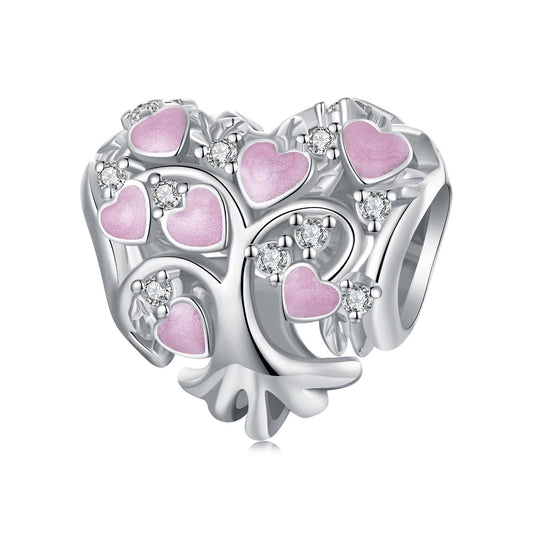 Tree of Life Heart Charm