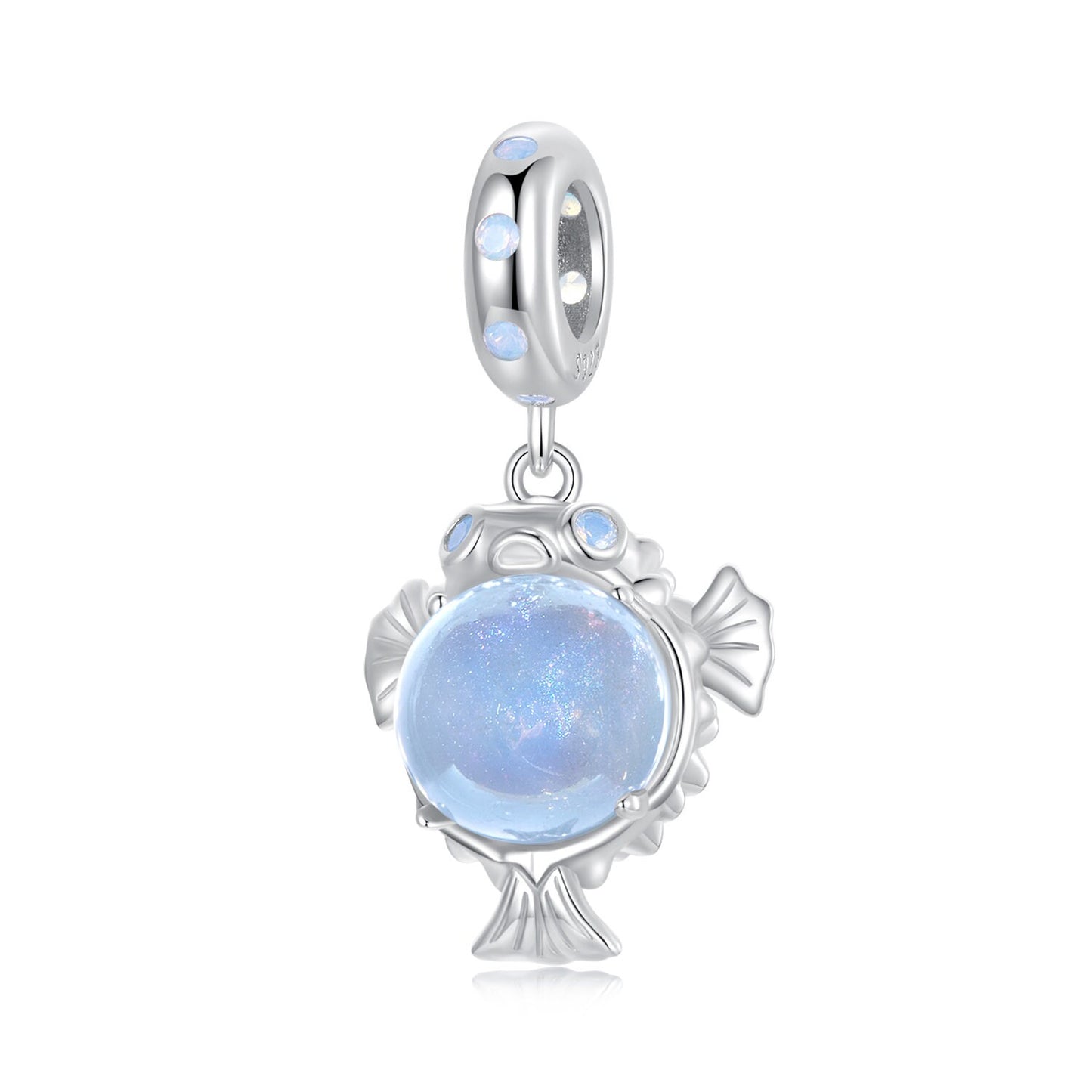 Ocean Pufferfish Pendant Charm