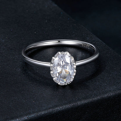 Radiant Beauty 1 Carat Moissanite Ring