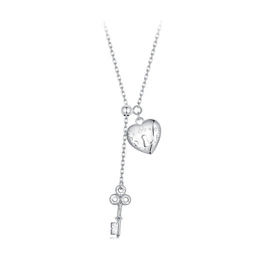 Lock and Key Pendant Necklace