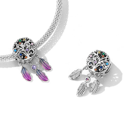 Life Tree Dreamcatcher Charm