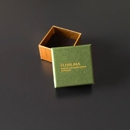 Square Halo Moissanite Ring