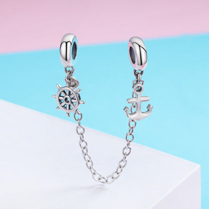 Oceangoing Voyage Safety Chain Charm