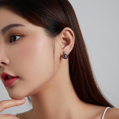 Sparkling Ball Stud Earrings