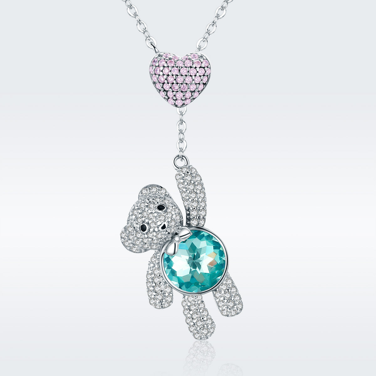Sweet Bear Sterling Silver Necklace