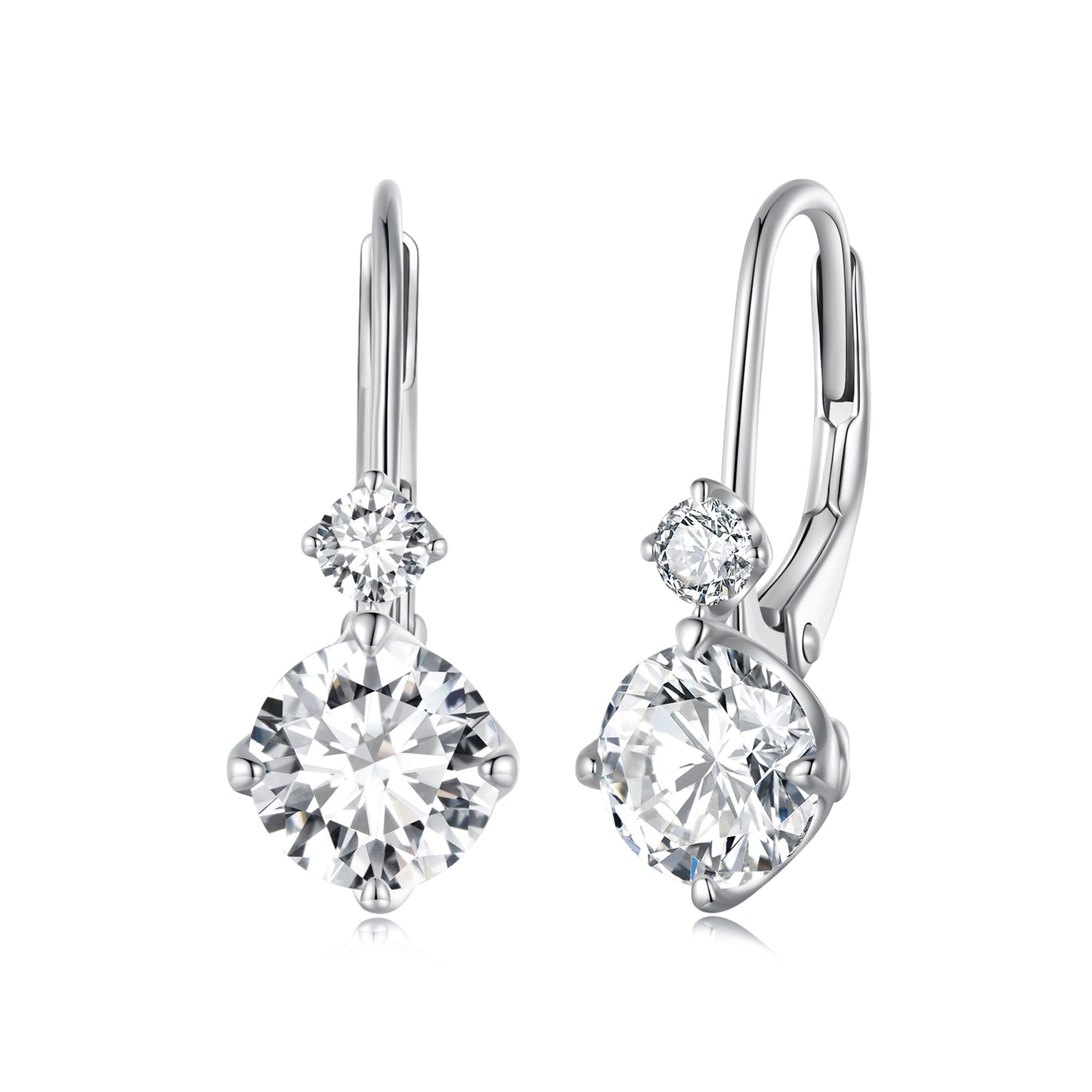 Moissanite Spring Ear Climbers
