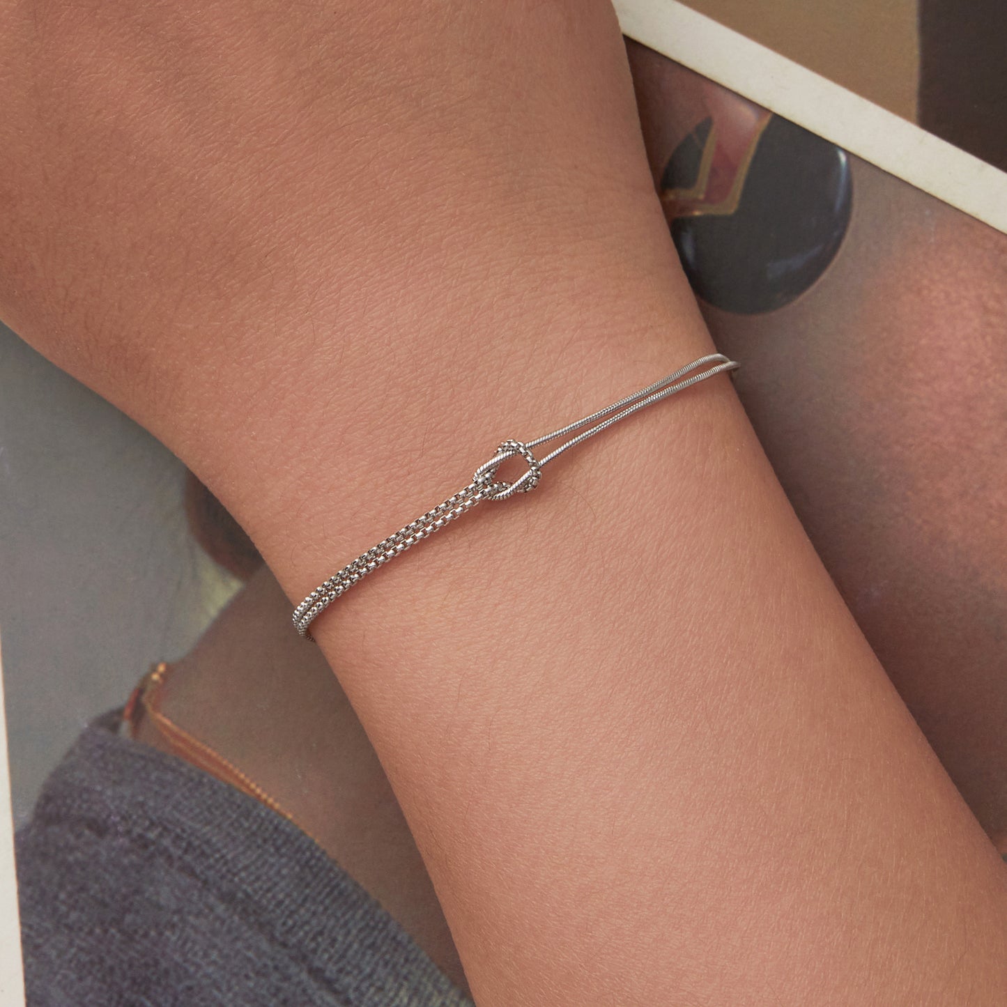 Interwoven Chain Bracelet