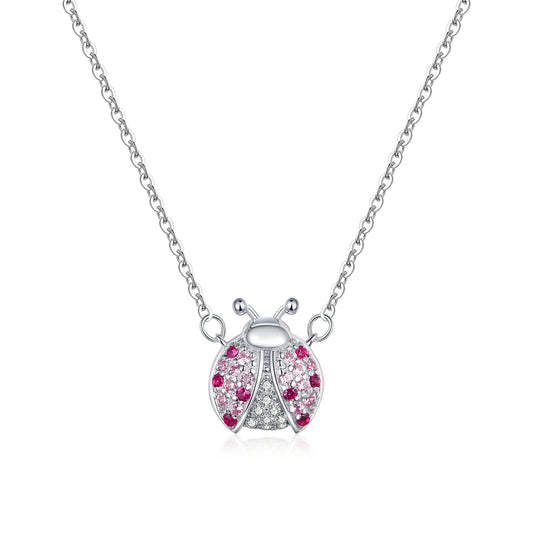 Sparkling Ladybug Necklace