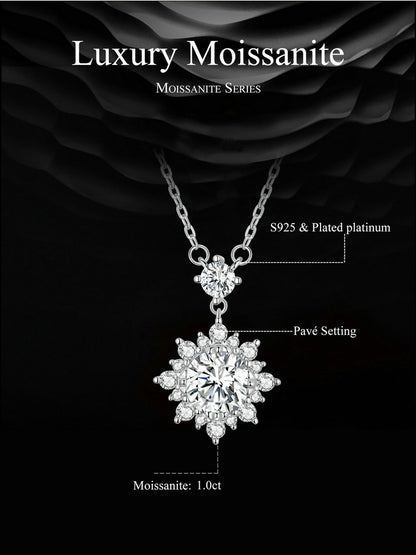 Minimalist 1ct Moissanite Necklace