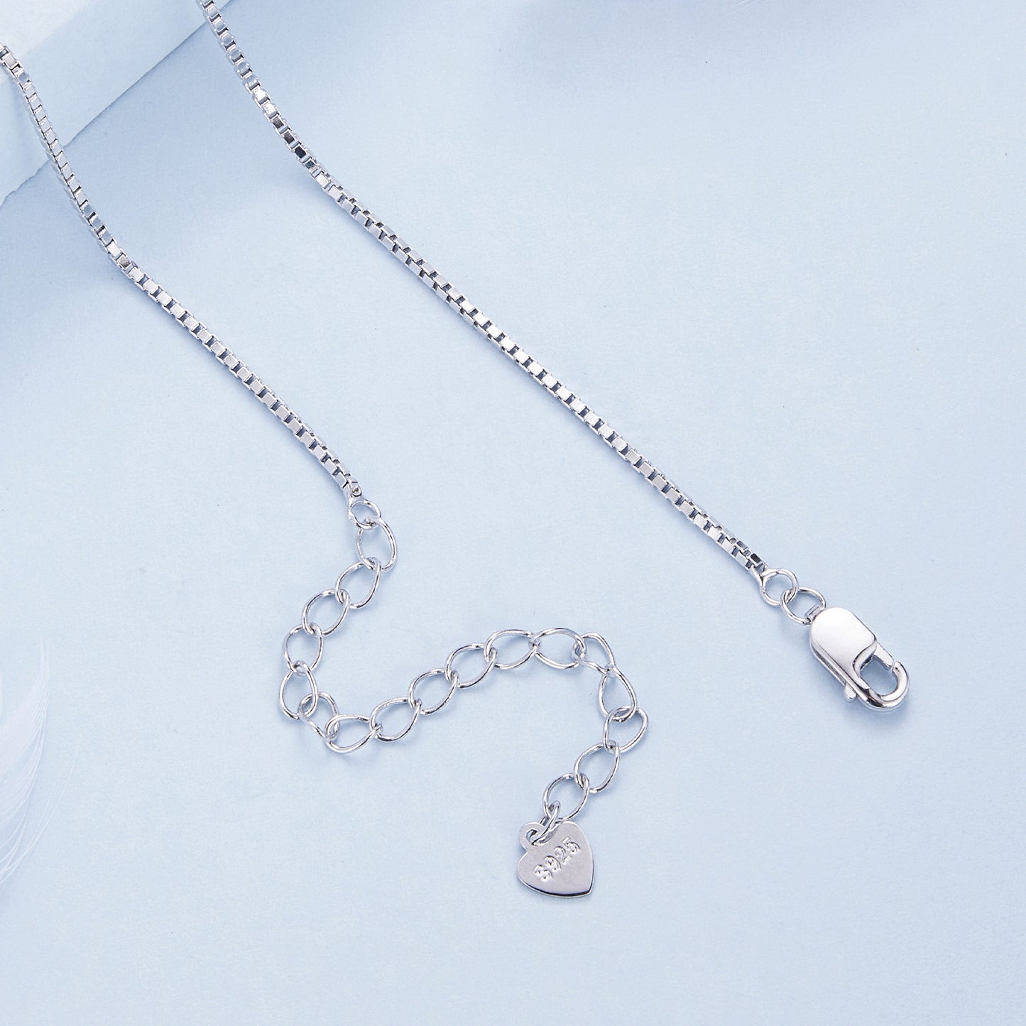 Double Hoop Heart Pendant Necklace