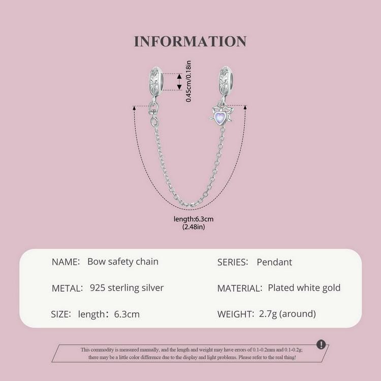 Bow Safety Chain Charm