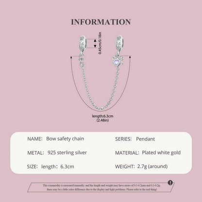 Bow Safety Chain Charm