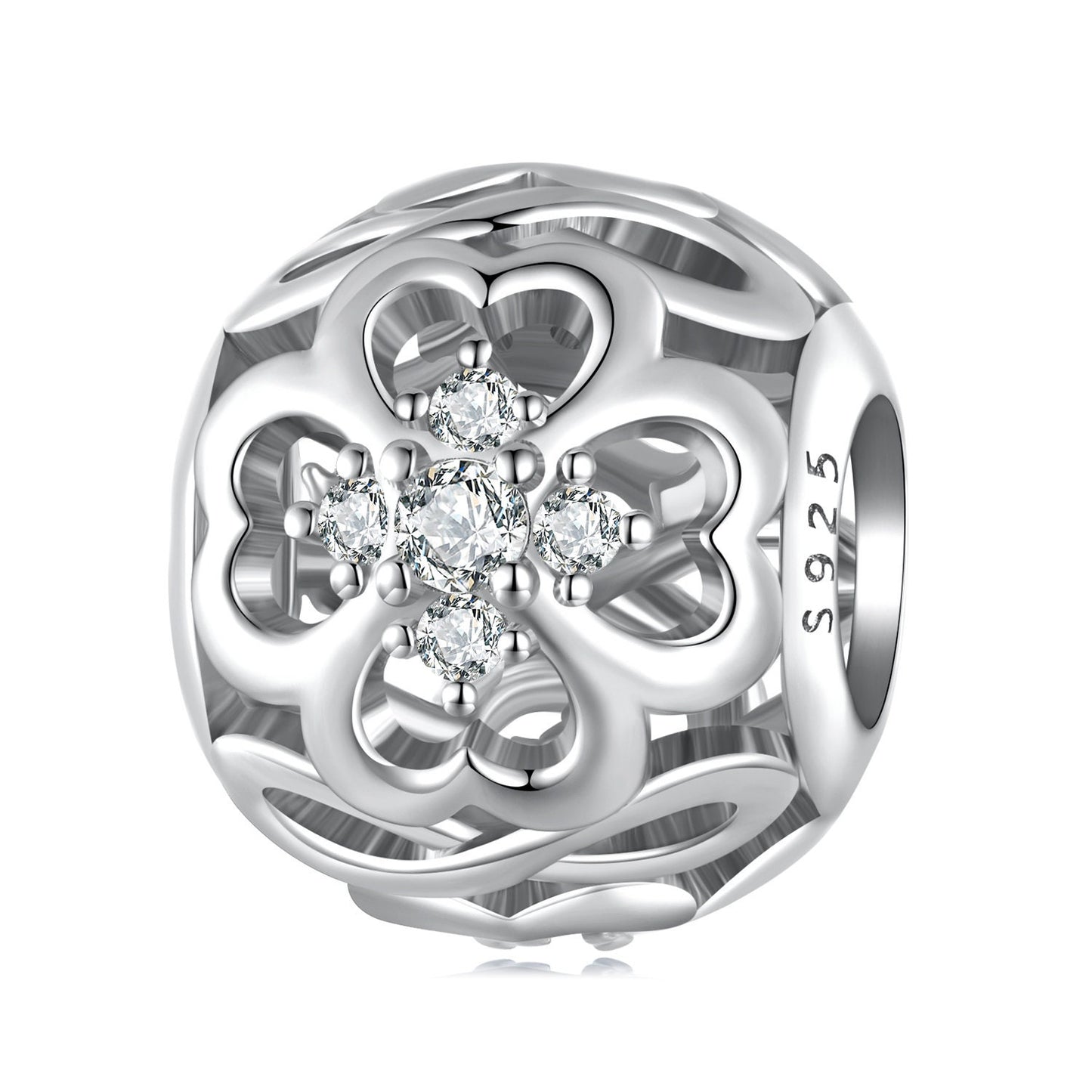 Infinite Heart Bead Charm