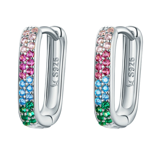 Square Clip Earrings