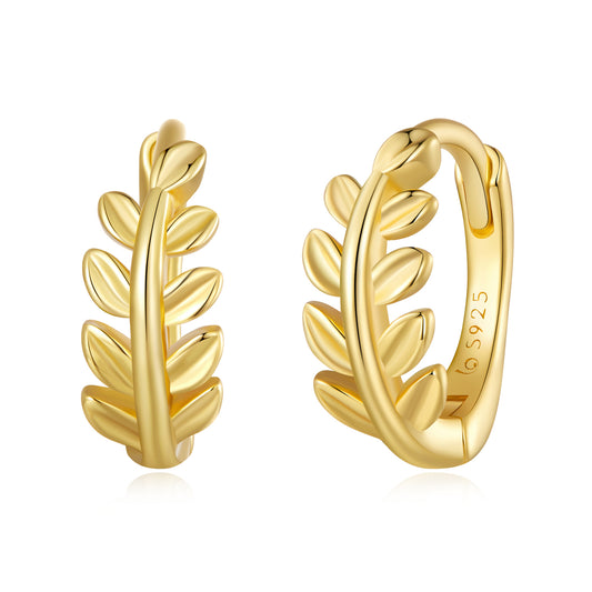 Leaf Clip Earrings