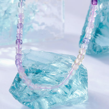 Fluorite Crystal Necklace