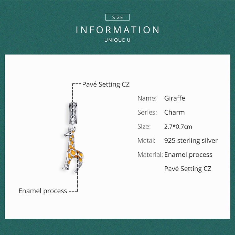 Giraffe Charm