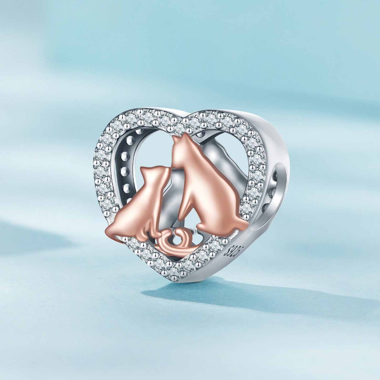 Kissing Cat Charm