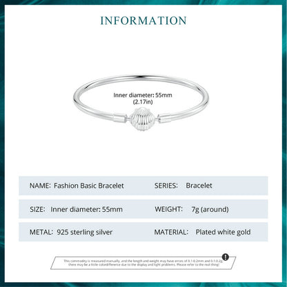Classic Shell Bangle Bracelet