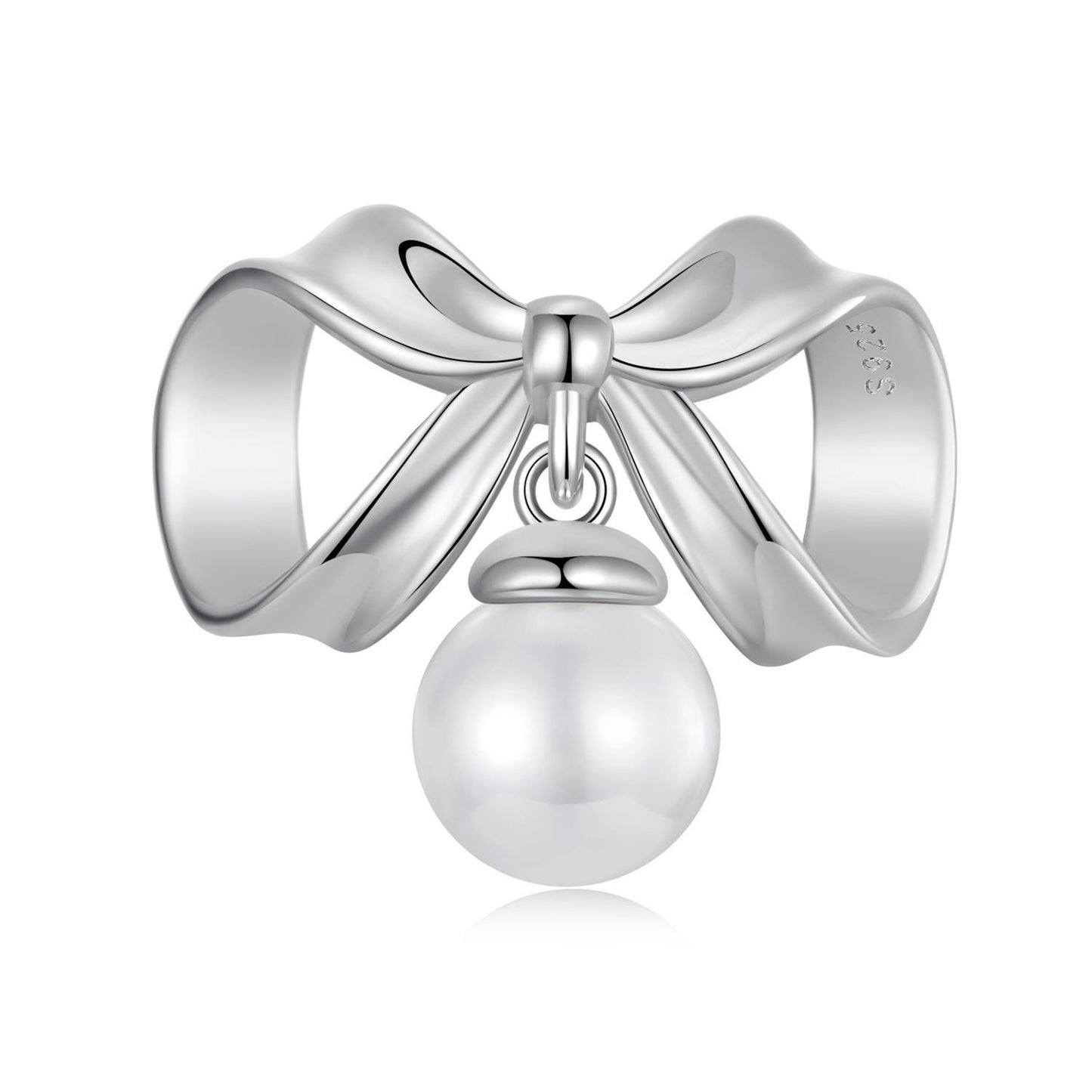 Pearl Bowknot Charm