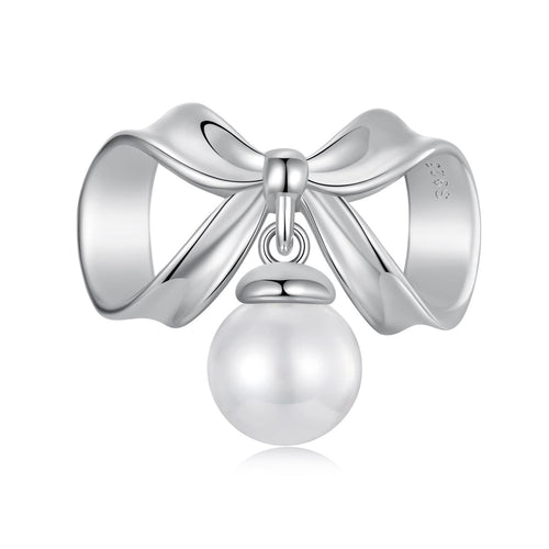 Pearl Bowknot Charm