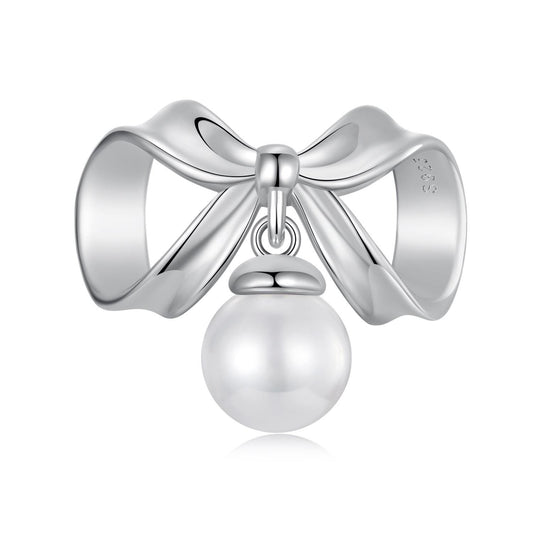 Pearl Bowknot Charm