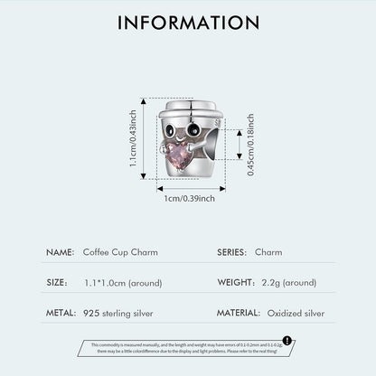 Coffee Cup Charm