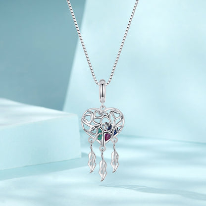 Heart and Tree of Life Necklace
