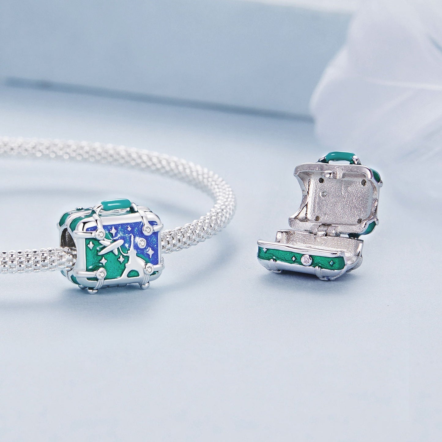 Openable Suitcase Charm