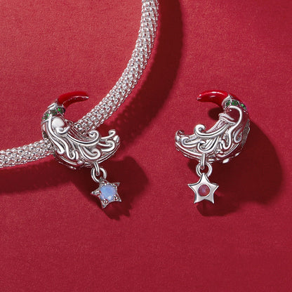 Moonlight Santa Charm
