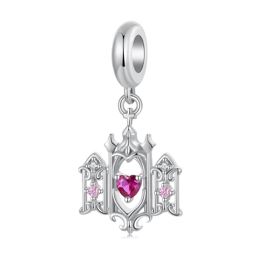 Hollowed Church Pendant Charm