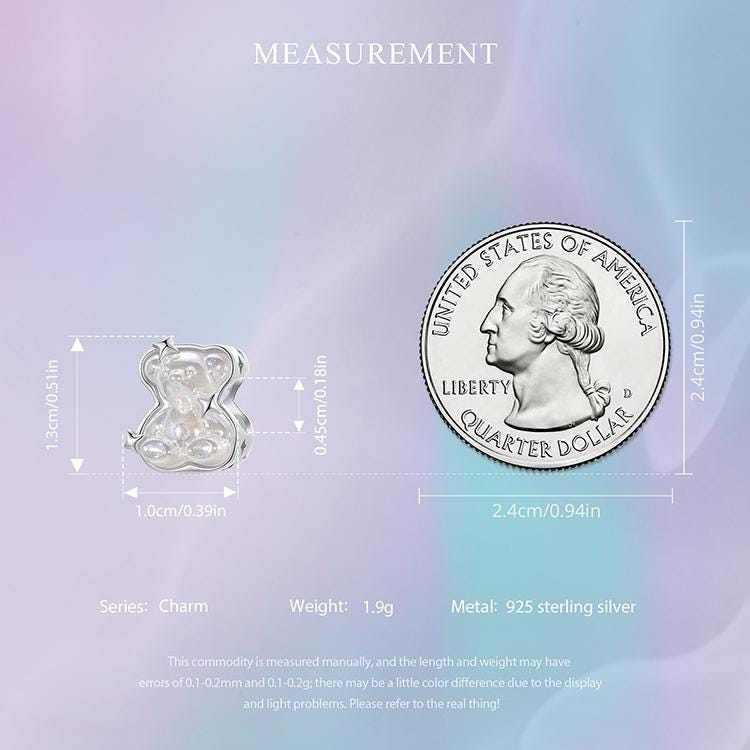 Aurora Bear Charm