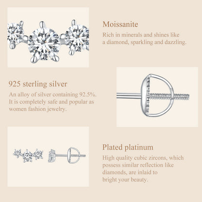 Constellation Moissanite Studs