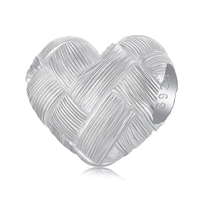 Weaved Heart Charm