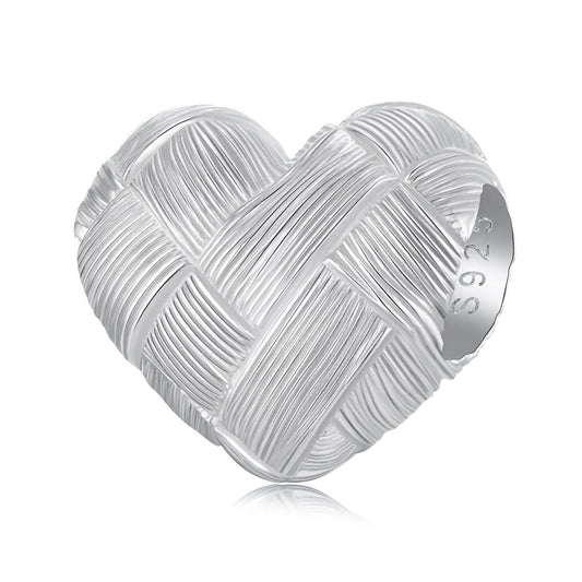 Weaved Heart Charm