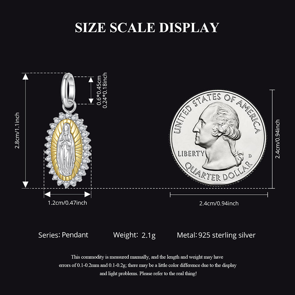 Virgin Mary Pendant Charm
