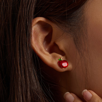 Holiday Apple Earrings