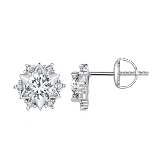 Dazzling Moissanite Studs
