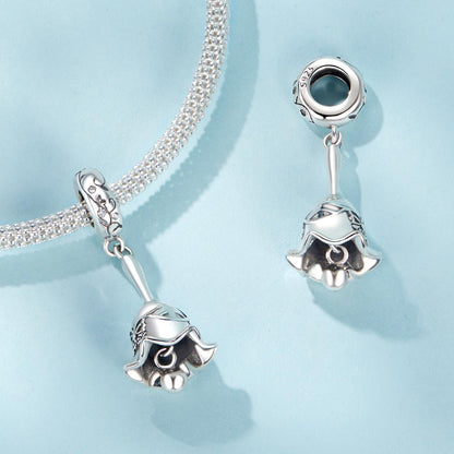 Hand Bell Pendant Charm