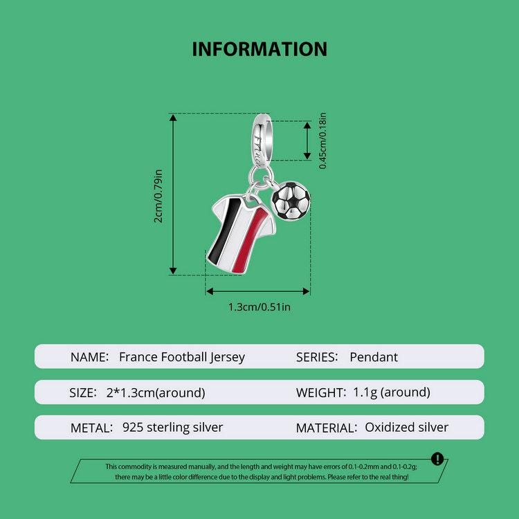 France Football Jersey Charm