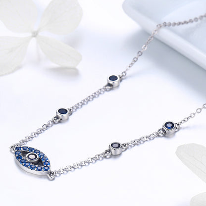 Mystical Eye Sterling Silver Necklace