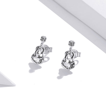 Vintage Guitar Earrings