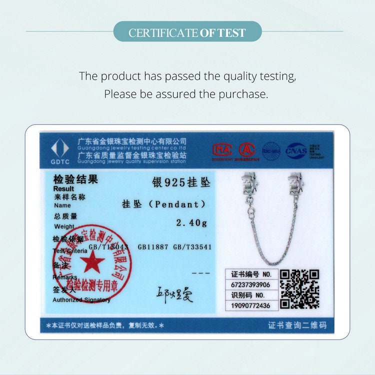 Jigsaws Safty Chain Charm