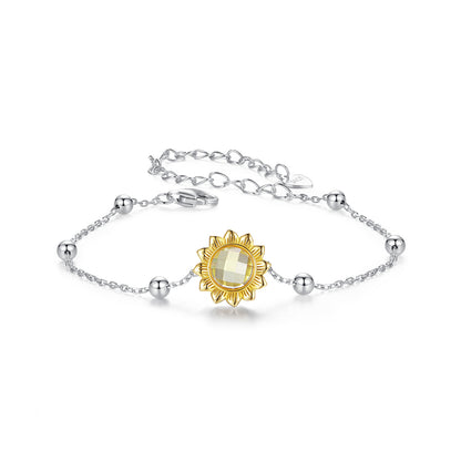 Sunflower Motif Bracelet