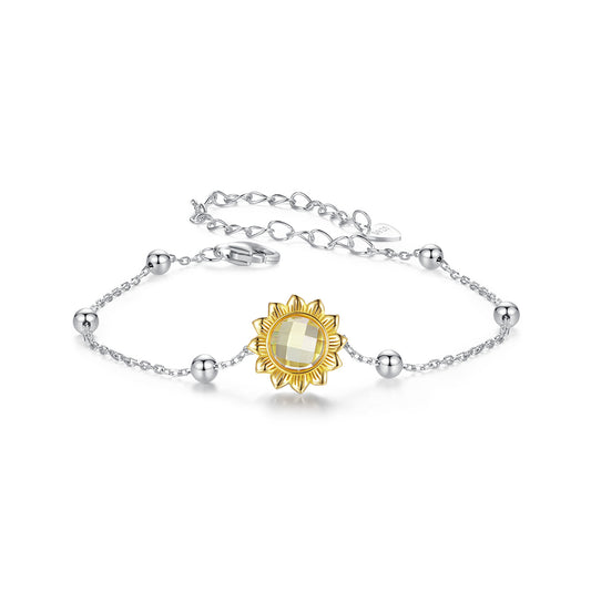 Sunflower Motif Bracelet