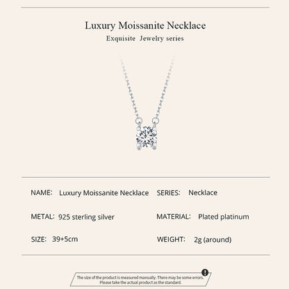 Luxurious Moissanite Necklace