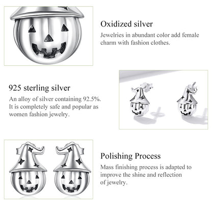 Halloween Pumpkin Stud Earrings